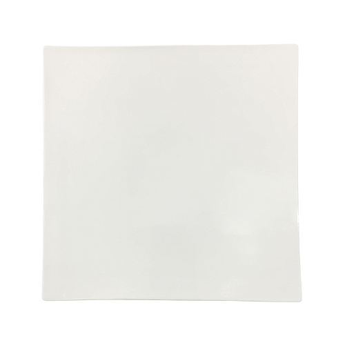 Plato Buffet Cuadrado Plano De Porcelana 24.7 X 24.7 Cm
