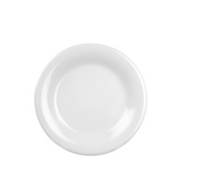 Plato Pan Color Blanco De 13.97 Cm