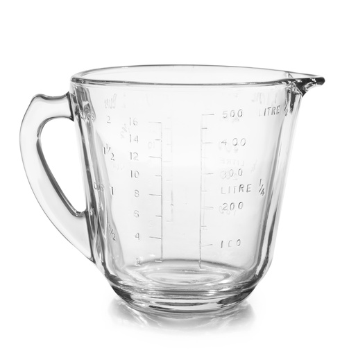 [3-122] Taza Medidora Vidrio  560 ml / 16.09 oz