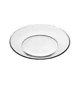 [3-209] Plato De Vidrio  Para Pastel / Postre 19 cm