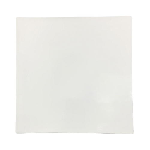 [038-99] Plato Buffet Cuadrado Plano De Porcelana 30 X 30 Cm