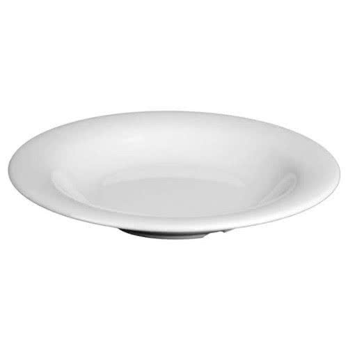 [88-1312] Plato Hondo Color Blanco 22.86 Cm