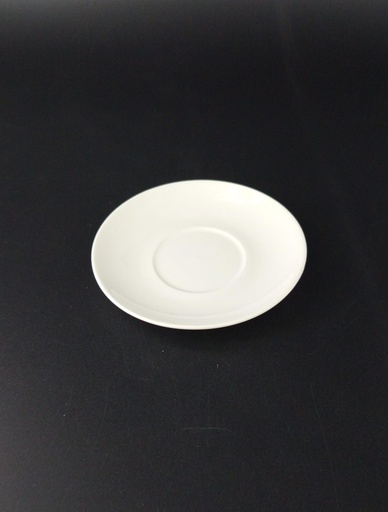[038-221] PLATO MOKA PORCELANA BLANCA